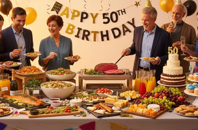 Buffet para Festa de 50 Anos​