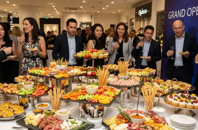 Buffet para Inauguração de Loja​