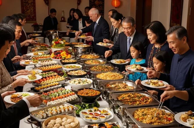 Buffet para Missa Oriental